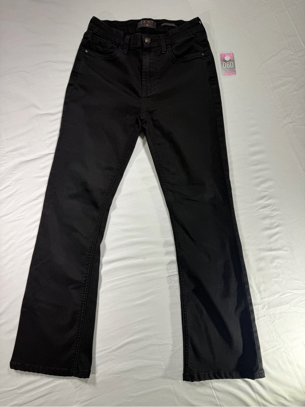 Jen7 Women's Black Boot-Cut Jeans with Stretch